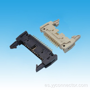 Conector recto de encabezado eyector de 2.54 mm